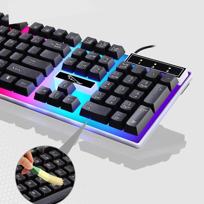 Teclado mecânico  rgb com fio